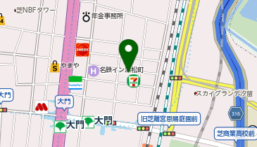 目のトレーニング 浜松町店の地図画像