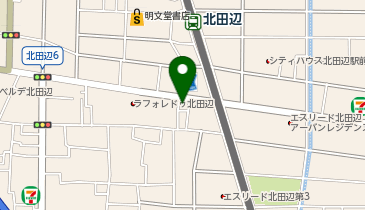 ローランギャロス東住吉の地図画像