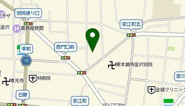 手荷物預かり処 金澤屋の地図画像