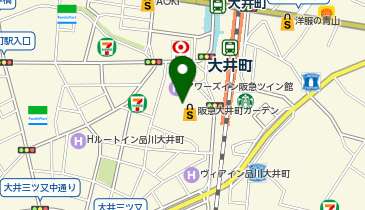 蕪村菴 大井阪急店の地図画像