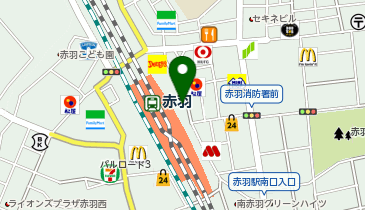 茅ヶ崎方式 赤羽スクールの地図画像