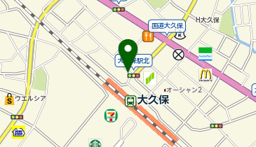 ピラティス パーソナルトレーニングふたつきの地図画像