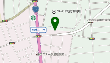 ラハゴルフ24 浦和店の地図画像