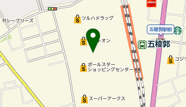 売るナビ 函館ポールスター店の地図画像