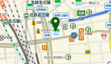 スマホスピタル 名古屋駅前店の地図画像