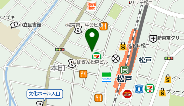 リワークセンター松戸の地図画像