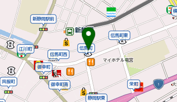 リワークセンター静岡の地図画像