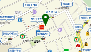 リワークセンター天神 の地図画像