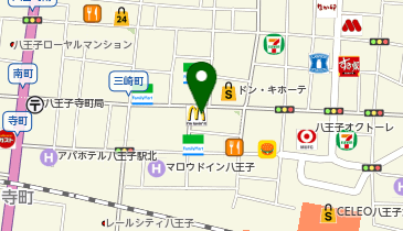 八王子ゴルフの地図画像