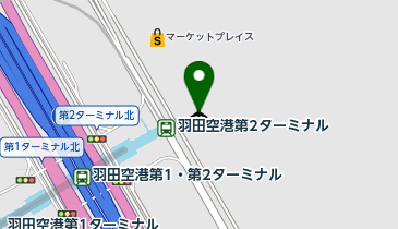 WiFiBOX 羽田空港第2(3F)出発ロビー モバイルセンター羽田空港の地図画像