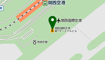 WiFiBOX 関西空港第1(1F)北口到着ロビーの地図画像