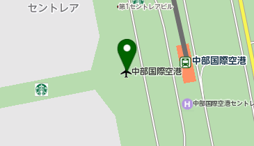 WiFiBOX 中部国際空港アクセスプラザ(2F)モバイルセンター中部国際空港の地図画像