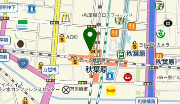 WiFiBOX NewDays 秋葉原の地図画像