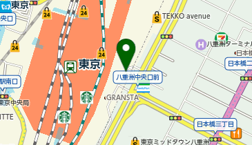 WiFiBOX NewDays グランスタ八重洲地下南の地図画像