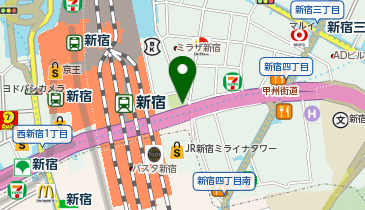 WiFiBOX 新宿観光案内所 の地図画像