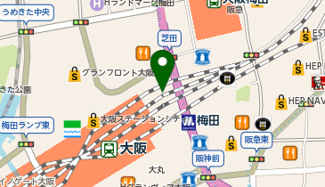 WiFiBOX イーストコートミドー内 エピソード大阪店の地図画像