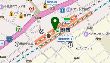 WiFiBOX スマホ修理工房アスティ静岡店の地図画像