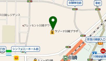 WiFiBOX ラゾーナ川崎プラザの地図画像