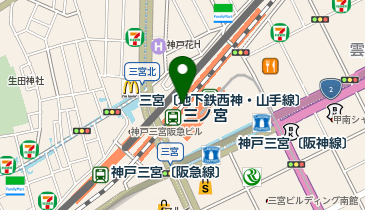 WiFiBOX エピソード三ノ宮店の地図画像