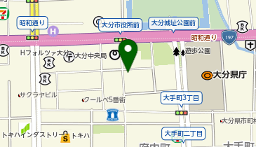 WiFiBOX 大分合同新聞社ハニカムプラザの地図画像