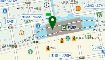 WiFiBOX 北海道さっぽろ観光案内所の地図画像