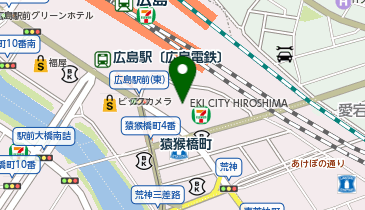 WiFiBOX エディオン蔦屋家電の地図画像