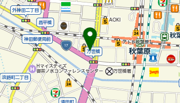 WiFiBOX エディオンAKIBAの地図画像