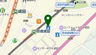 WiFiBOX アパホテル〈京成成田駅前〉の地図画像