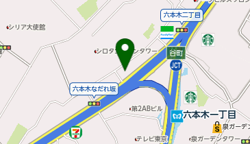 WiFiBOX アパホテル〈六本木SIX〉の地図画像