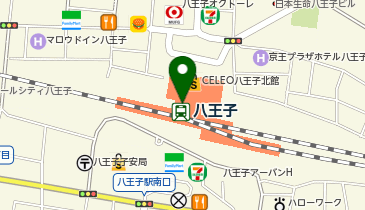 WiFiBOX BECK'S COFFEE SHOP 八王子の地図画像