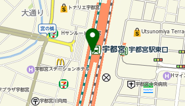 WiFiBOX BECK'S COFFEE SHOP 宇都宮の地図画像