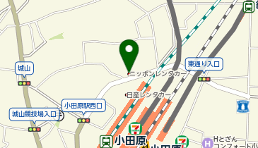 WiFiBOX ニッポンレンタカー小田原駅新幹線口の地図画像