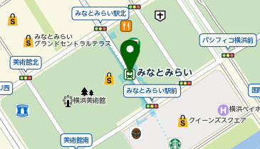 WiFiBOX みなとみらい駅 B2F(改札階)の地図画像