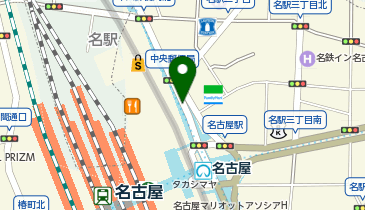 WiFiBOX 地下鉄東山線 名古屋駅 南改札口の地図画像