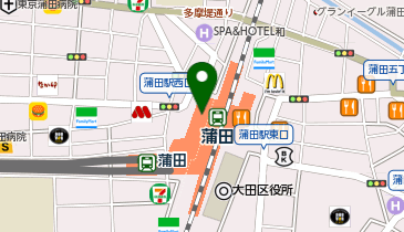 WiFiBOX スマホ修理工房 グランデュオ蒲田店の地図画像