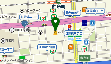 WiFiBOX スマホ修理工房 丸井錦糸町店の地図画像