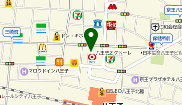 WiFiBOX スマホ修理工房 八王子オクトーレ店の地図画像