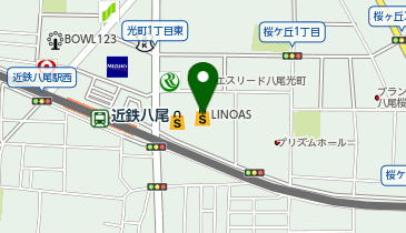 WiFiBOX スマホ修理工房 リノアス八尾店の地図画像