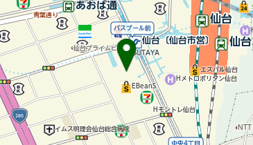 WiFiBOX スマホ修理工房 仙台PARCO2店の地図画像