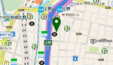 WiFiBOX アパホテル〈上野駅前〉の地図画像