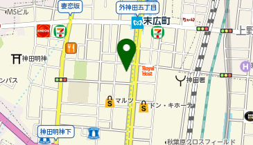 WiFiBOX アパホテル〈秋葉原末広町駅前〉の地図画像