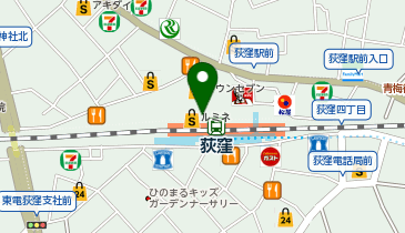 WiFiBOX BECK'S COFFEE SHOP 荻窪の地図画像