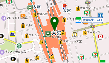 WiFiBOX BECK'S COFFEE SHOP 大宮新幹線の地図画像