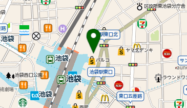 WiFiBOX BECK'S COFFEE SHOP 池袋メトロポリタン口の地図画像