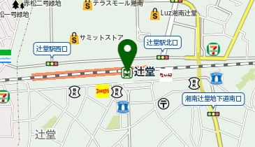WiFiBOX BECK'S COFFEE SHOP 辻堂の地図画像