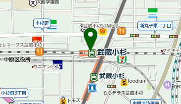WiFiBOX BECK'S COFFEE SHOP 武蔵小杉北口の地図画像