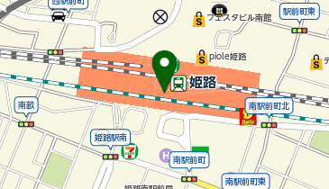 WiFiBOX 日本旅行 TiS姫路支店の地図画像