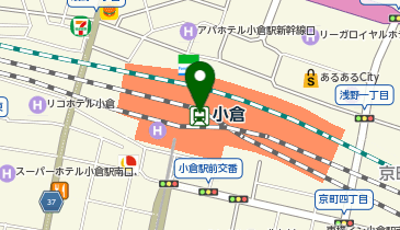 WiFiBOX 日本旅行 TiS小倉支店の地図画像