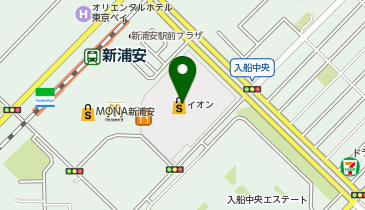 WiFiBOX 日本旅行 新浦安支店の地図画像