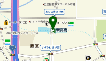 WiFiBOX 新高島駅の地図画像